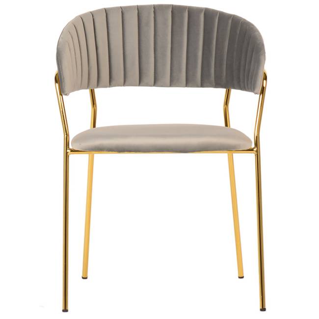 Стул Turin латте с золотыми ножками Стул Turin латте с золотыми ножками