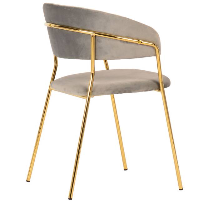 Стул Turin латте с золотыми ножками Стул Turin латте с золотыми ножками