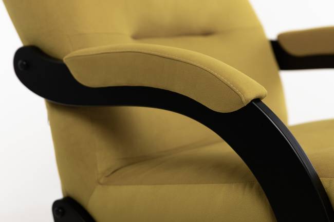 Кресло-качалка Leset Дэми Венге V28 желтый