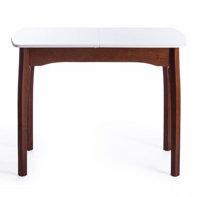 Стол CATERINA бук, мдф, 100+30x70x75, коричневый, белый коричневый, белый бук, мдф Стол CATERINA бук, мдф, 100+30x70x75, коричневый, белый коричневый, белый бук, мдф