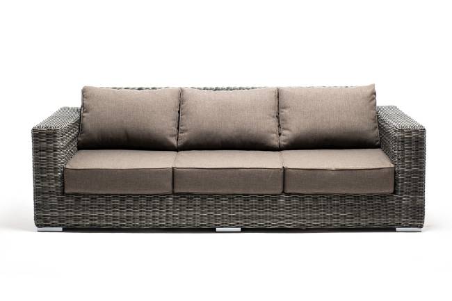 "Боно" лаунж-зона из искусственного ротанга, цвет графит