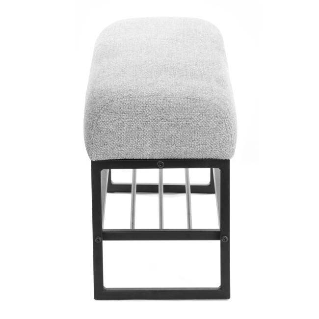 Банкетка-обувница Charli Lux/Чарли Люкс велюр/букле, VT shape silver VT shape silver велюр/букле Банкетка-обувница Charli Lux/Чарли Люкс велюр/букле, VT shape silver VT shape silver велюр/букле