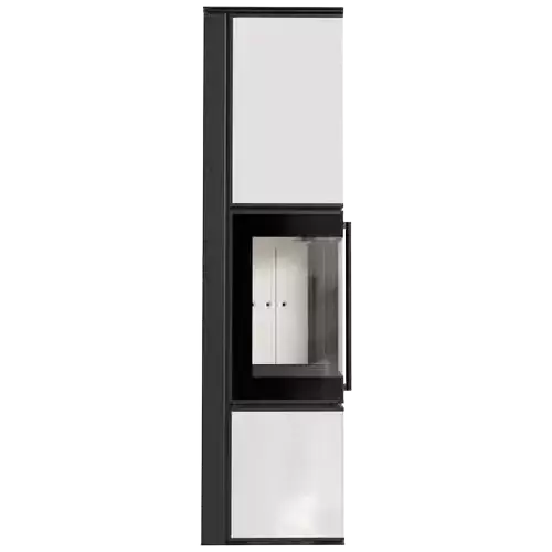 Печь Kratki PRO TORA/L 8 кВт, белое стекло