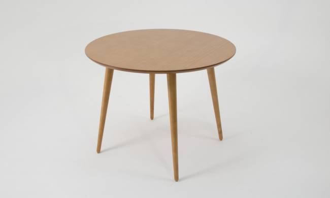 Стол Монте К 100 натур со стульями Сашш натур жёлтый