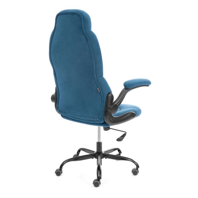 Кресло BAZUKA metalBL велюр, синий, 32 синий велюр