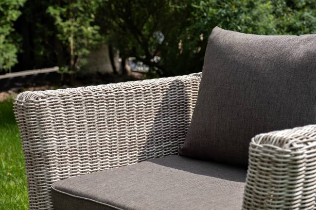 "Капучино" кресло из искусственного ротанга, цвет бежевый