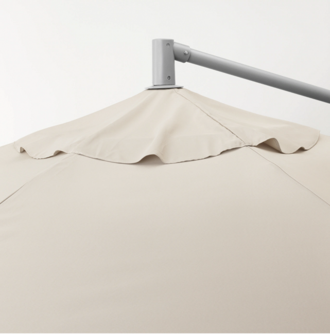 Зонт от солнца, подвесной, "Сегмент" 3. м бежевый