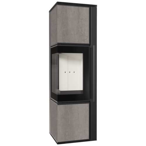 Печь Kratki PRO TORA/M NATURALI PIETRA DI SAVOIA GRIGIA BOCCIARDATA