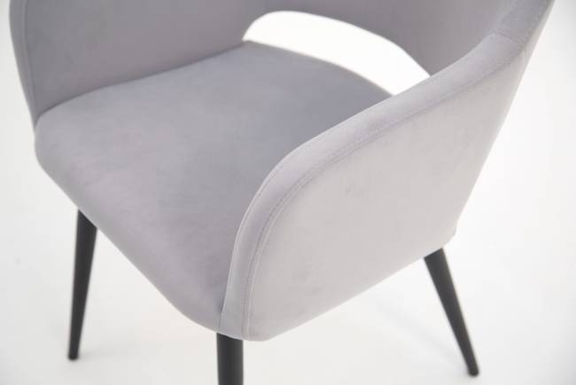 Стол Монте К 100 орех с креслами Пичч велюр серый Стол Монте К 100 орех с креслами Пичч велюр серый