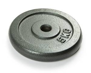 Диск для гантели "ATLAS SPORT", металл крашеный, 5кг Диск для гантели "ATLAS SPORT", металл крашеный, 5кг