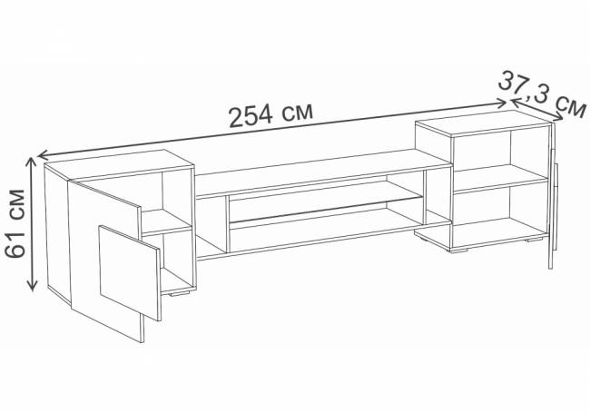 Лисмор белый / бетон светлый