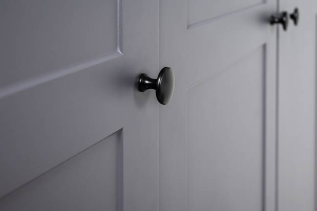 Комод с обувницей и тумбой Остин цвет серый графит/дуб крафт золотой