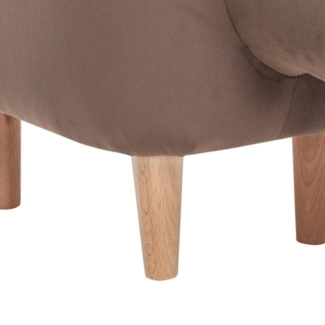 Пуф Leset Бегемотик V23 молочный шоколад Бук Пуф Leset Бегемотик V23 молочный шоколад Бук