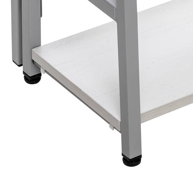 Стеллаж раскладной Leset Пако 800 трапеция Серый