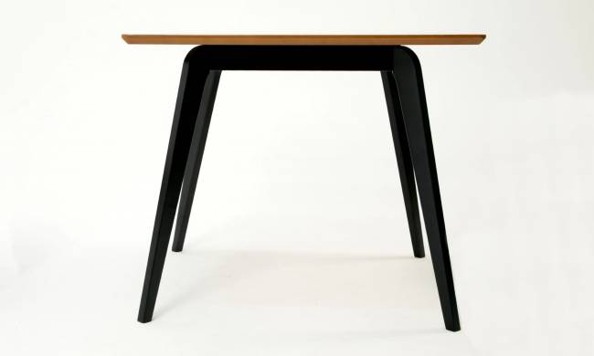 Стол Arki М 100 чёрный/натур