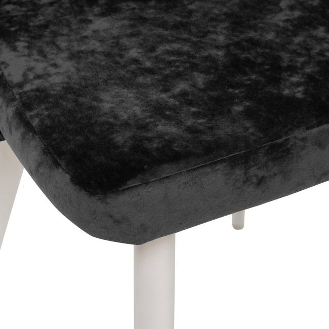 Стул Leset Эби ЛЮКС Белый Crash LUX 15 (антрацит)