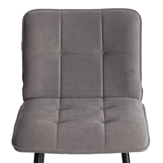 Барный стул  Bari/Бари велюр, серый, 29, 45х56х110 см серый велюр