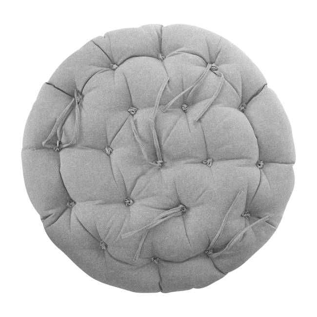 23/01 Матрац для кресла "Папасан" ткань, серо-бежевый, 3M 16/2 серо-бежевый ткань