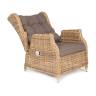 "Форио" кресло раскладное плетеное, цвет соломенный