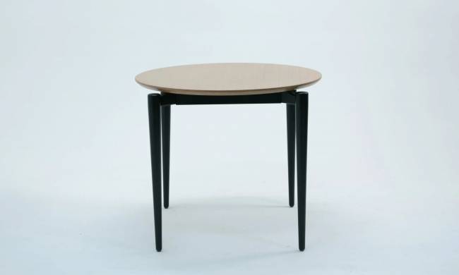 Стол Pawook К 90 чёрный/натур