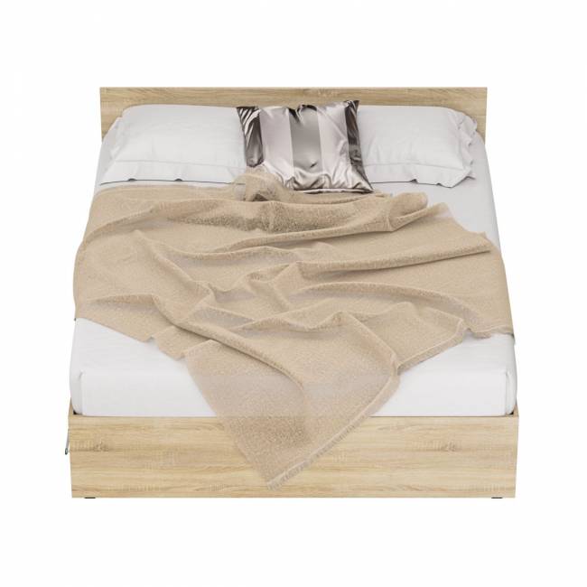 Кровать с ящиками Стандарт 1600 цвет дуб сонома Кровать с ящиками Стандарт 1600 цвет дуб сонома