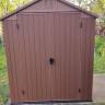 Сарай "Дарвин 6х6" (размеры 183 х 182 см), коричневый