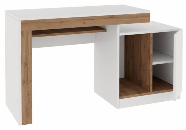 Модена белый / дуб вотан