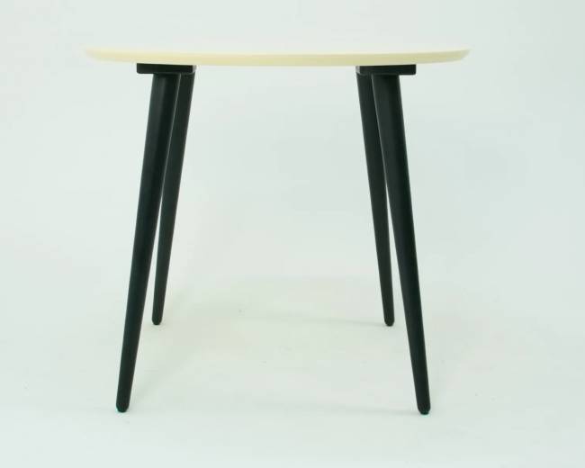 Стол Монте К 100 чёрное дерево/слоновая кость