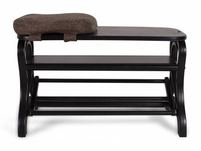 Обувница Диана темно-коричневый/ткань Обувница Диана темно-коричневый/ткань