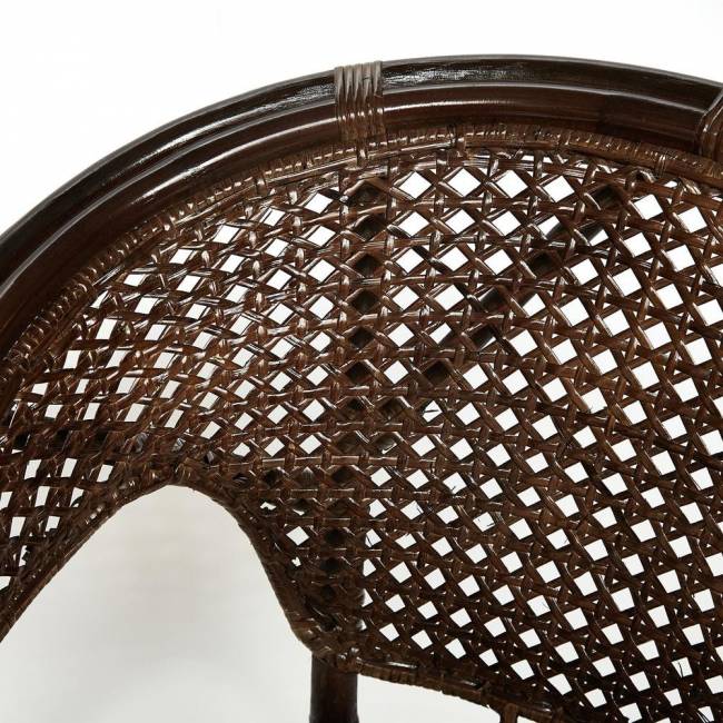 ТЕРРАСНЫЙ КОМПЛЕКТ "PELANGI" (стол со стеклом + 2 кресла) /без подушек/ ротанг, кресло 65х65х77см, стол диаметр 64х61см, walnut (грецкий орех) walnut (грецкий орех) ротанг ТЕРРАСНЫЙ КОМПЛЕКТ "PELANGI" (стол со стеклом + 2 кресла) /без подушек/ ротанг, кресло 65х65х77см, стол диаметр 64х61см, walnut (грецкий орех) walnut (грецкий орех) ротанг