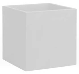 Кашпо пластиковое Iris Vase белый 500х500х500 мм