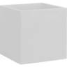Кашпо пластиковое Iris Vase белый 500х500х500 мм