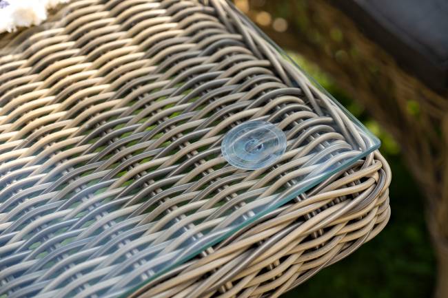 "Сицилия" обеденная группа плетеная, цвет соломенный "Сицилия" обеденная группа плетеная, цвет соломенный