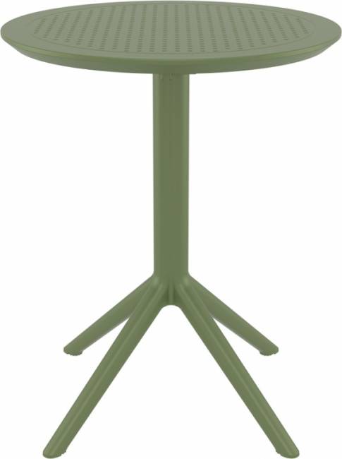Стол пластиковый складной Sky Folding Table 60 оливковый 600х740 мм Стол пластиковый складной Sky Folding Table 60 оливковый 600х740 мм