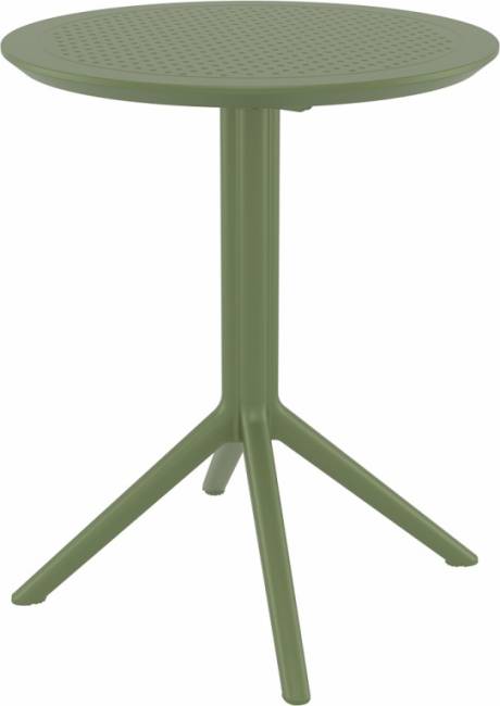 Стол пластиковый складной Sky Folding Table 60 оливковый 600х740 мм Стол пластиковый складной Sky Folding Table 60 оливковый 600х740 мм