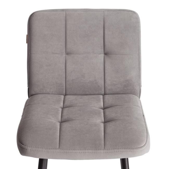 Барный стул  Medeo/Медео велюр, серый, 29, 45х56х113 см серый велюр