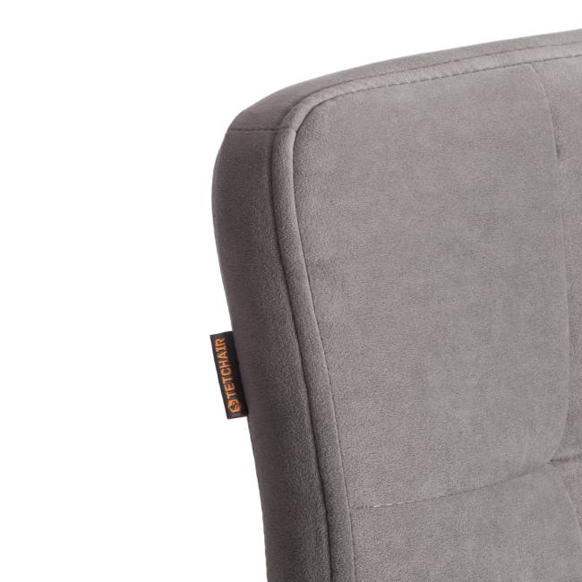 Барный стул  Medeo/Медео велюр, серый, 29, 45х56х113 см серый велюр