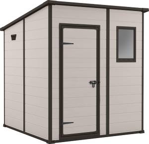 Сарай "Манор Пентхаус 6x6" (размеры 175 x 175 см), бежевый