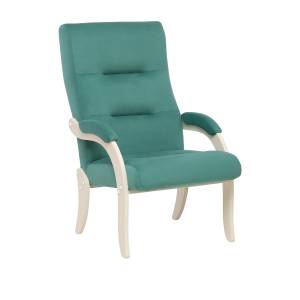 Кресло Leset Дэми Слоновая кость V43 зелёный