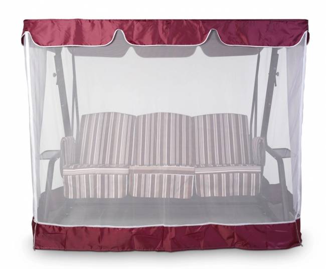 Тент-крыша + москитная сетка Дефа Люси 240х143х175, бордовый