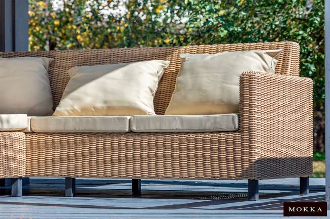 MOKKA БЕЛЛА / BELLA диван угловой, соломенный MOKKA БЕЛЛА / BELLA диван угловой, соломенный