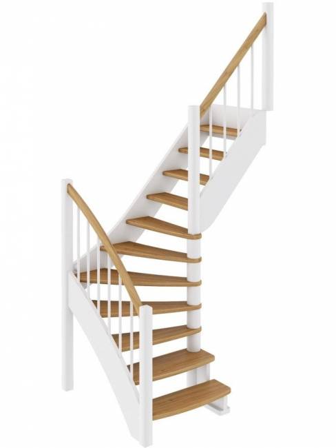 Деревянная лестница ЛС-09м/1 под покраску