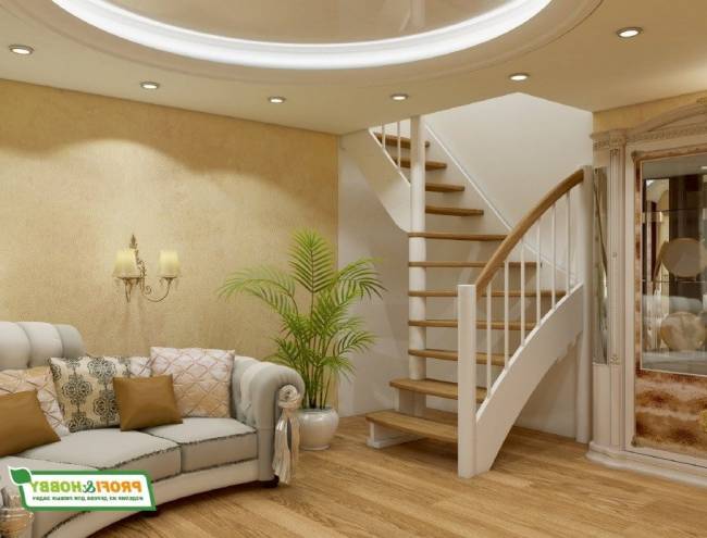 Деревянная лестница ЛС-09м/1 под покраску