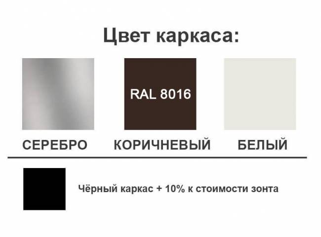 Зонт профессиональный 3х4 м Banana бежевый 3000х4000 мм