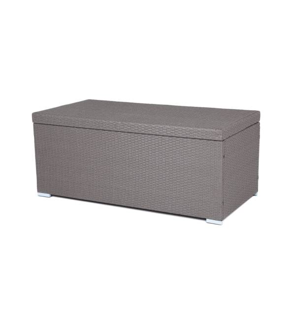 "Порту" сундук водонепроницаемый из искусственного ротанга, цвет графит "Порту" сундук водонепроницаемый из искусственного ротанга, цвет графит