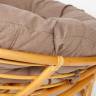 Кресло PAPASAN/ПАПАСАН 23/01 W  /с подушкой/ 115х101х104 см, Honey (мед), экошерсть Коричневый, 1811-5 Кресло PAPASAN/ПАПАСАН 23/01 W  /с подушкой/ 115х101х104 см, Honey (мед), экошерсть Коричневый, 1811-5